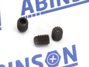 Allen Grub M3 (3mm) x 4mm x 0.5mm Set Screw Blackened Steel MS