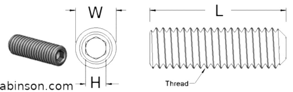 1.5 mm Allen Wrench for Set Screw M3